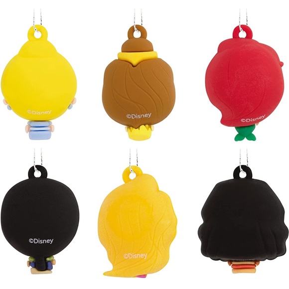 Disney Princess Hallmark Christmas ornaments. Package of six. NIB - Picture 3 of 3